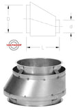 Van-Packer Model CS - 12" ID to 14" ID Eccentric Increaser