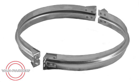 Van-Packer Model CS - Two-piece Inner Vee Band / Clamp for 12" ID Flue