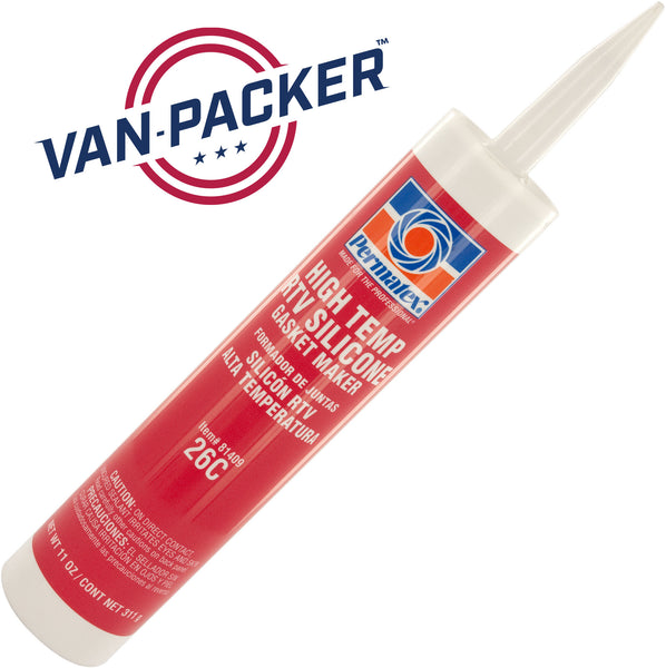 Van-Packer Model CS - High Temp Red Sealant - 11 oz. Tube - 101093